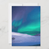 In Love Memory Modern Starry Night Beerdigung Foto Einladung (Rückseite)