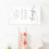 "In Love Memory" Moderne, Kalligrafie, Hochzeit Banner (Insitu)