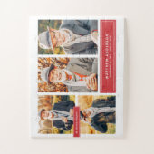 In Love Memory Modernes Color Multi-Foto Puzzle (Vertikal)