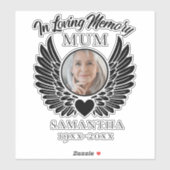 In Love Memory Mum Custom Car Aufkleber (Blatt)
