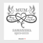 In Love Memory Mum Custom Car Aufkleber (Blatt)