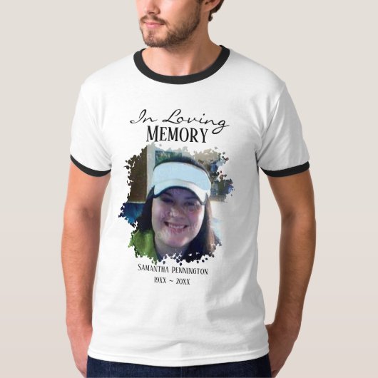 In Love Memory Not Foto White T - Shirt (Vorderseite)