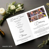 In Love Memory Obituary Foto Collage Beerdigung Programm