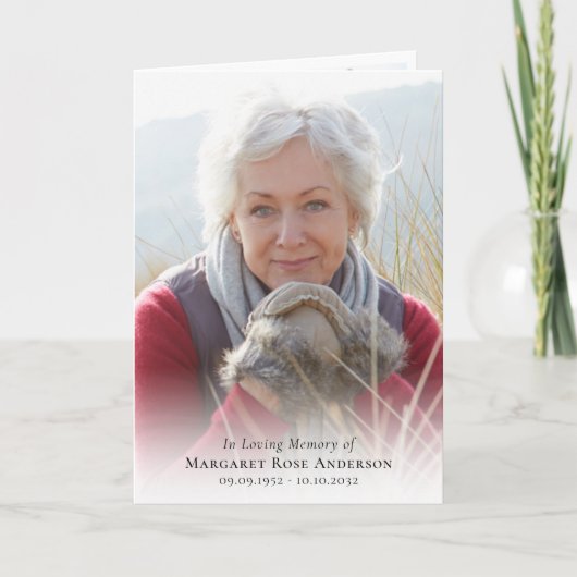 In Love Memory Obituary Foto Collage Memorial N (Vorderseite)