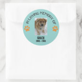 In Love Memory of a Dog Aufkleber (Tasche)