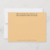 In Love Memory of a Dog Grußkarte Einladung (Rückseite)