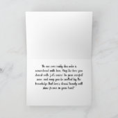 In Love Memory of a Pet Paw with Wings Karte (Innenseite)