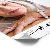 In Love Memory of a Wonderful Mama Tribute Poster (Ecke)