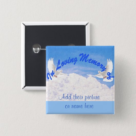 In Love Memory of.._Button Button (Vorne & Hinten)