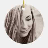 In Love Memory of Foto Wings Memorial Keramik Ornament (Hinten)