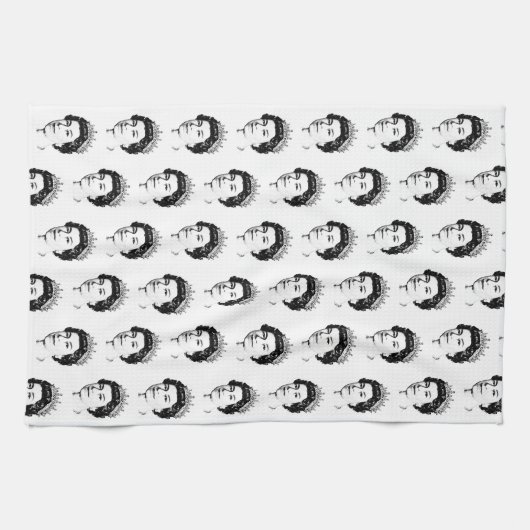 In Love Memory of HM Königin Elizabeth II Geschirrtuch (Horizontal)