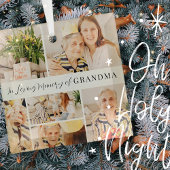 In Love Memory of Oma Moderne Fotosammlung Ornament Aus Glas