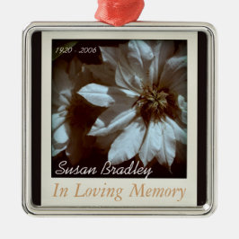 In Love Memory Personalisiert Memorial Ornament Aus Metall