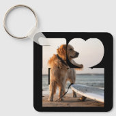 In Love Memory Personalisiert Pet Foto Schlüsselan Schlüsselanhänger (Vorderseite)