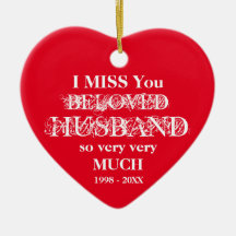 In Love Memory Personalisierte Husband-Ornament