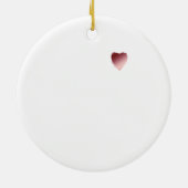 In Love Memory | Personalisierte Weihnachtsschmuck (Hinten)