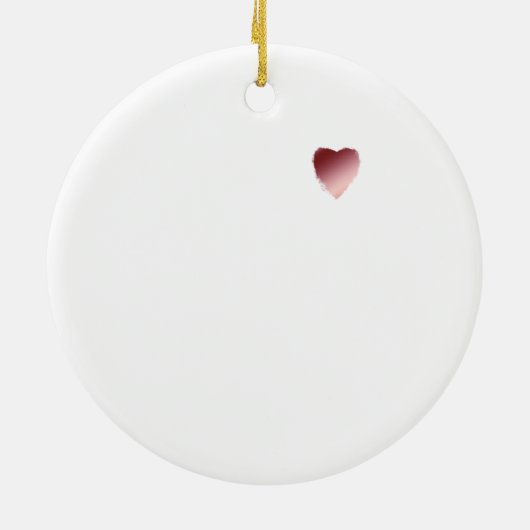 In Love Memory | Personalisierte Weihnachtsschmuck (Hinten)