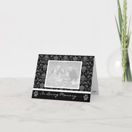 "In Love Memory" Pet Cards Karte (Vorderseite)