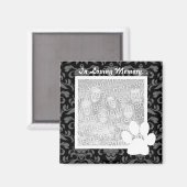 In Love Memory Pet Foto Magnet (Vorderseite/Rückseite)