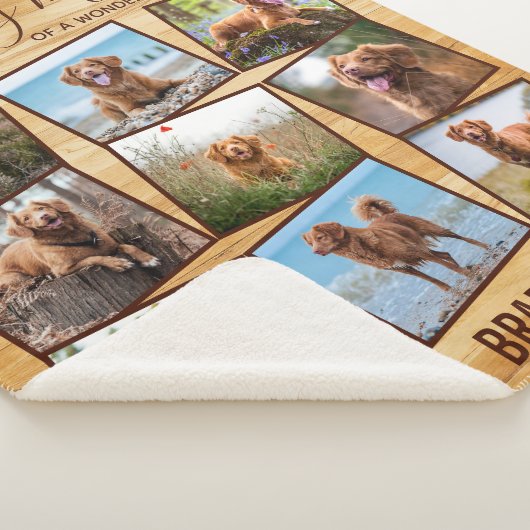 In Love Memory Pet Memorial Foto Collage Sherpadecke (3/4)