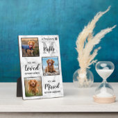 In Love Memory Pet Memorial Hunde Foto Collage Pl Fotoplatte (Seite)