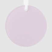 In Love Memory Pink Stardust Memorial Oval Foto Ornament (Rückseite)