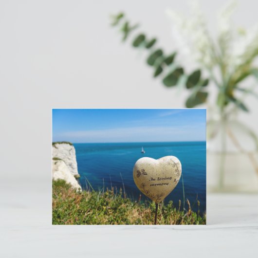 In Love Memory Postcard Postkarte (Stehend Vorderseite)