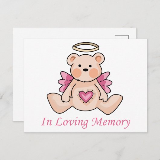 In Love Memory Postkarte (Vorne/Hinten)