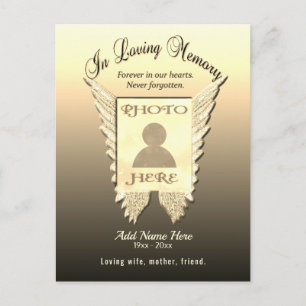 In Love Memory Postkarte