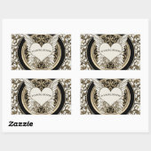 In Love Memory Rechteckiger Aufkleber (Blatt)