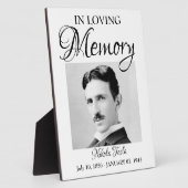 In Love Memory Rememberance Plaque Keepake Fotoplatte (Seite)