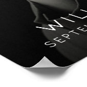 In Love Memory Remembrance Foto Beerdigung Poster (Ecke)