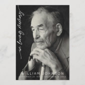 In Love Memory Remembrance Foto Beerdigung Programm (Vorderseite)