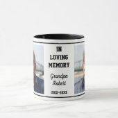 In Love Memory Remembrane 2 Foto Keepake Tasse (Zentrum)