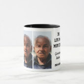 In Love Memory Remembrane 4 Foto Keepake Tasse (Zentrum)