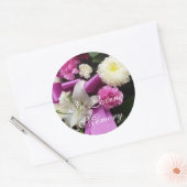 In Love Memory Runder Aufkleber (Umschlag)