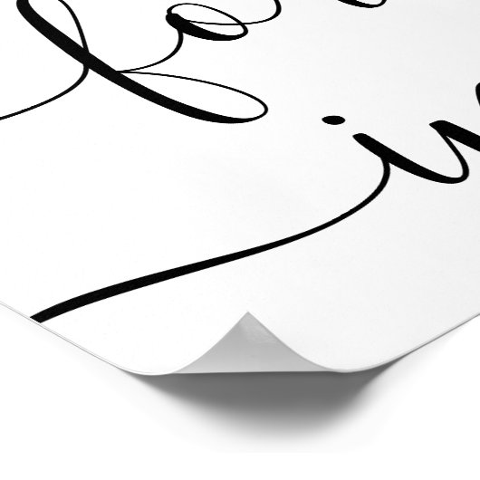 In Love Memory Script 2 Foto Beerdigung Poster (Ecke)