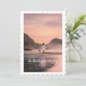 In Love Memory Script Foto Beerdigung Programm (Stehend Vorderseite)