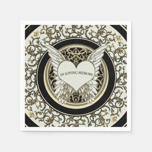 In Love Memory Serviette (Vorderseite)