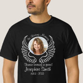 In Love Memory Shirt mit Wings Foto Template