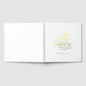 "In Love Memory" Skript-Schriftart Beerdigung beib Gästebuch (Voll)