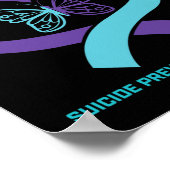 In Love Memory Son Suizidprävention Bewusstsein Poster (Ecke)