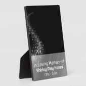 In Love Memory Stardust Memorial Oval Foto Fotoplatte (Seite)