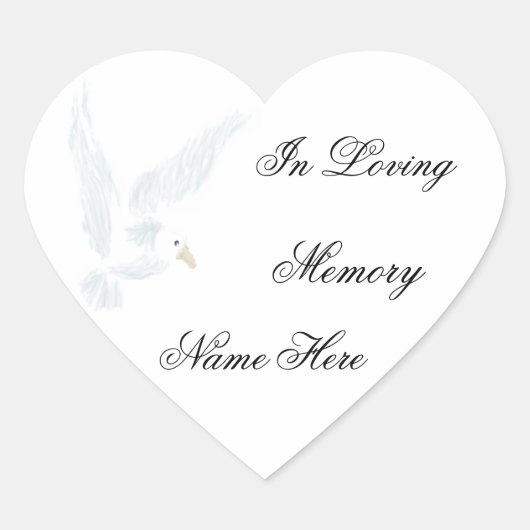 In Love Memory Sticker (Vorderseite)