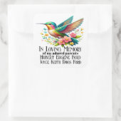 In Love Memory Sticker (Tasche)