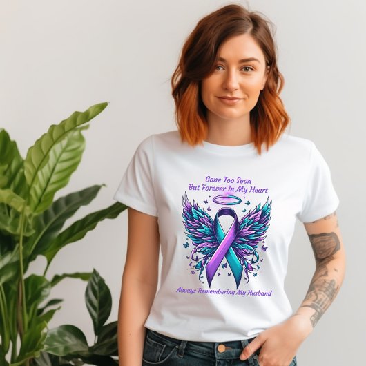 In Love Memory Suicide Awareness Ehefrau T-Shirt