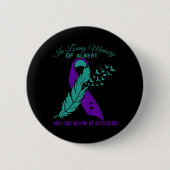 In Love Memory Suizidprävention Bewusstsein Button (Vorderseite)