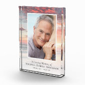 In Love Memory Sunset Foto Beileid Tribute (Rechts)