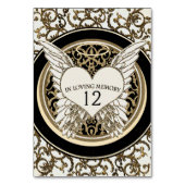 In Love Memory Tischnummer (Rückseite)