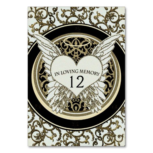 In Love Memory Tischnummer (Vorderseite)